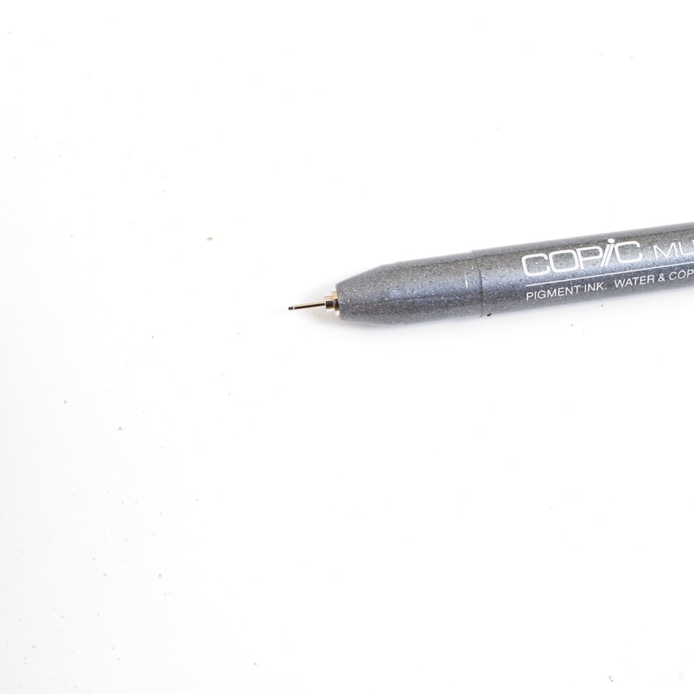 Copic, Fine Pen, Multiliner, Art & School, 55195, Black, 0.1-01